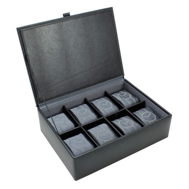 Jewellery/ Watch Accessories Dulwich Designs - 70909 - 8 Peice Watch Box (Grey)