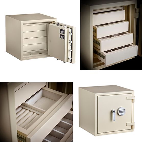 Burton Safes Burton Lusso Grade 2 - Size 1 (4 Drawers)