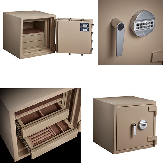 Burton Safes Burton Lusso Grade 2 - Size 1 (2 Drawer)