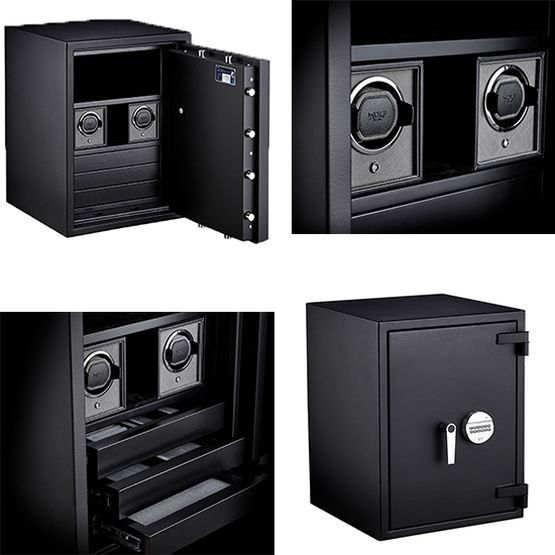 Burton Safes Burton Lusso Grade 2 - Size 2 (3 Drawers & 2 Wolf Watch Winders)