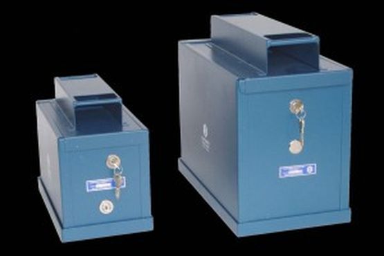Checkmate Devices Limited Coin Chute Safes - 20.21.45-Commercial coin bag chute 2 lock complete
