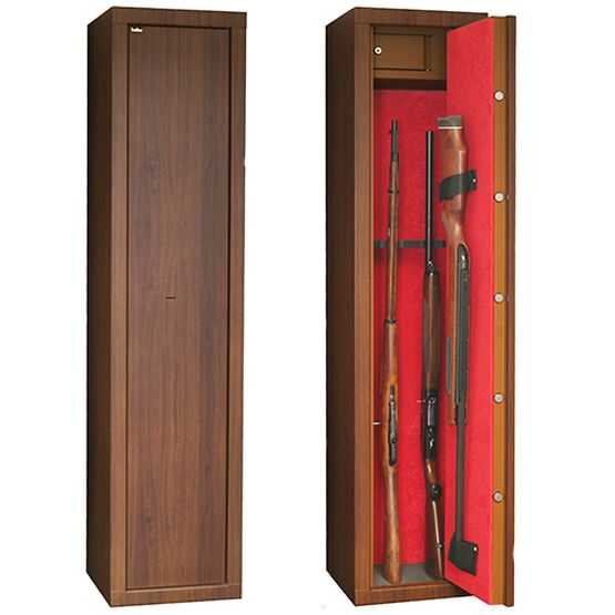 Johnson's Gun Safes Walnut Wood Effect Series - L7 - Shotguns & Rifles