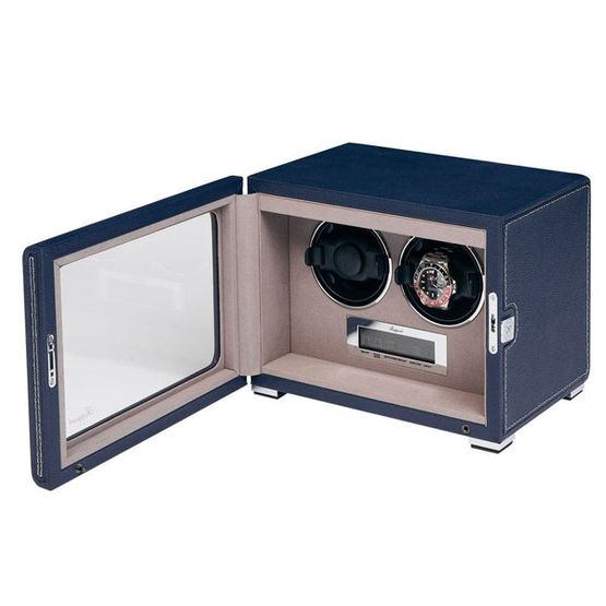 Jewellery/ Watch Accessories Quantum Watch Winder Range - Quantum Duo - Navy