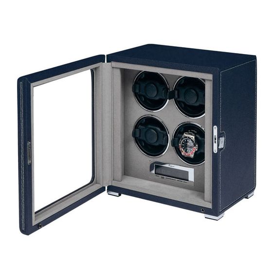 Jewellery/ Watch Accessories Quantum Watch Winder Range - Quantum Quad - Navy