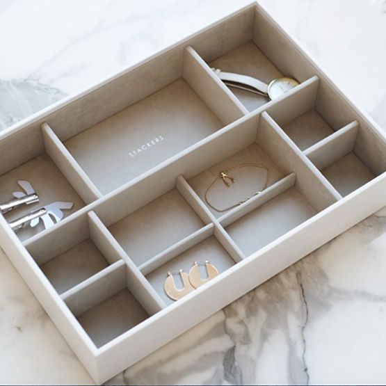 Jewellery/ Watch Accessories Stacker Supersize Jewellery Box Sets - Deep 11 Section Layer