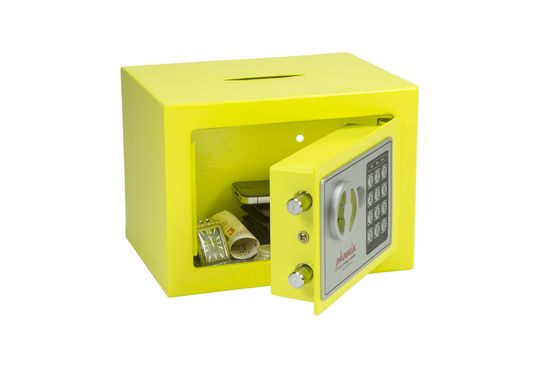 Phoenix Safes Compact Home & Office Safes - SS0721EYD - Yellow Deposit