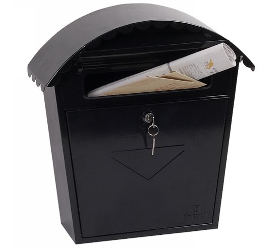 Phoenix Safes Front-loading Mail Boxes  - CLASICO MB0117KB Black
