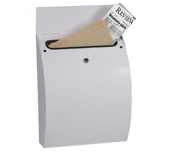 Phoenix Safes Top-Loading Mail Boxes - CURVO MB0112KW White