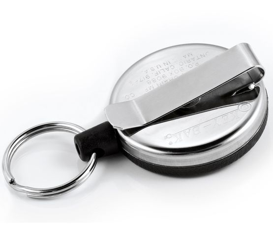 Securikey Key Reels - Heavy Duty - RSCHDK -1200mm Kevlar Cord - Spring Clip Fixing