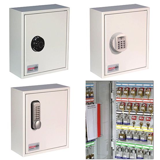Securikey Key Vault Padlock Cabinets (Large Bunches of Keys) - Key Vault 28 Padlock