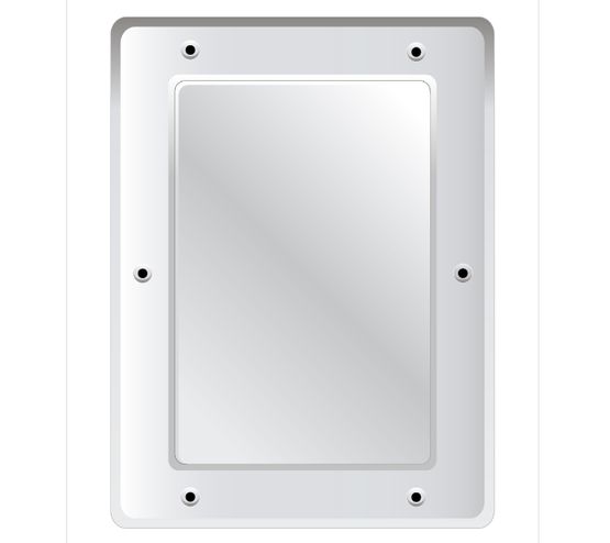 Securikey Mirrors Institutional Flat Vanity Mirror - M16243R