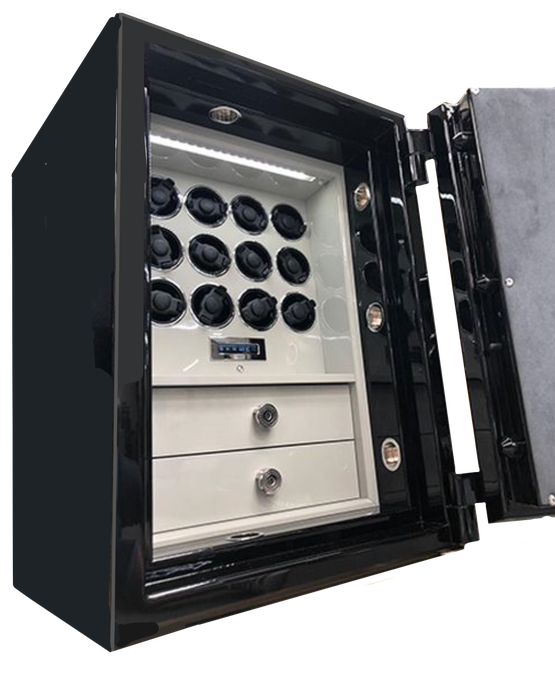 High Gloss Black and White Lacquer - Grade 3 - Johnson's Of Lichfield Luxury Safes